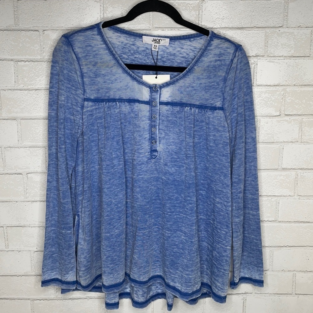 NWT Jack by BB Dakota What's the Scoop LS Henley - Picture 3 of 12